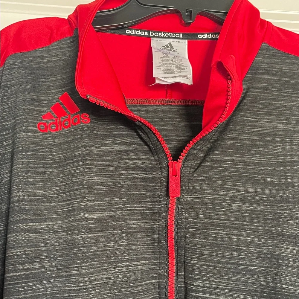 Adidas Men's Jacket in Black with Red Accents - Picture 5 of 5